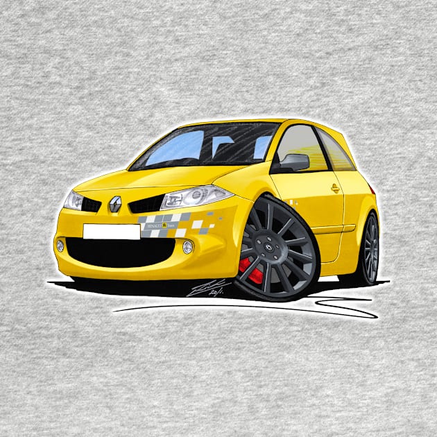 RenaultSport Megane 230 R26 Yellow by y30man5